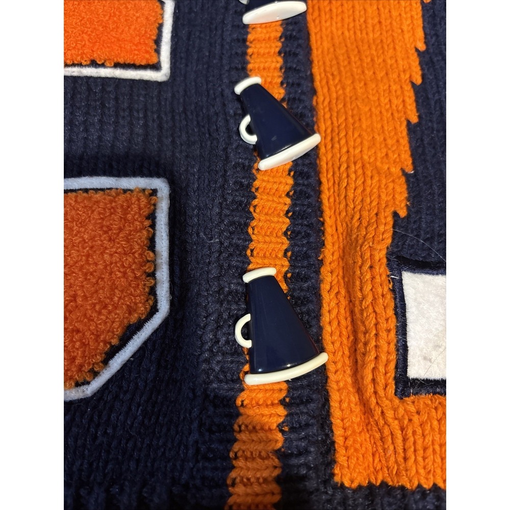 Vintage Bellepointe Clemson Tigers Knit Sweater Vest Large Collegiate Novelty - Picture 9 of 9